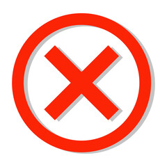 Obraz premium Wrong Mark Element