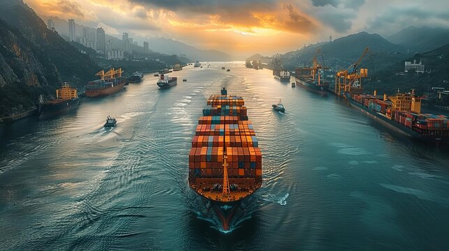 Autonomous port for agricultural product transport