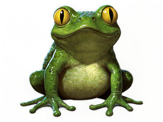 Obraz premium giant green eyed tree frog