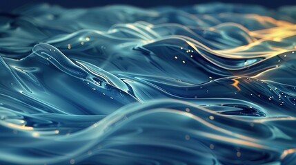 I imagined an image of an abstract blue background with waves