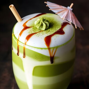 cocktail with kiwi