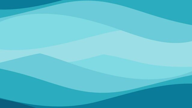 Sea water wave blue background graphic element