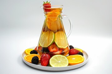 Refreshing Arnold Palmer Sangria with Citrus, Berries, and Tea