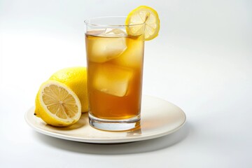 Iced Arnold Palmer with a perfect balance of bitter and sweet flavors