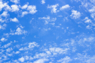 Atmosphere of blue sky and white clouds.