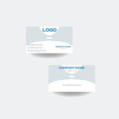 Creative Business Card Poster Modern Creative Design Template with Soft Color.