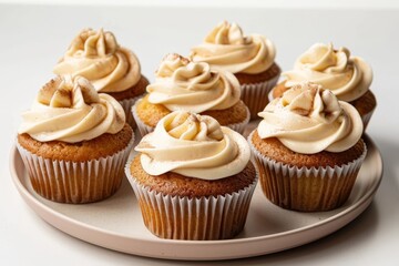 Gala Apple Cupcakes with Cream Cheese Frosting and a Hint of Nutmeg