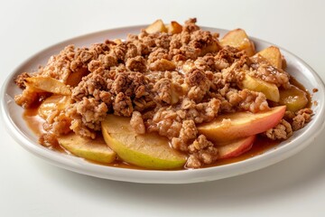 Indulgent Apple Crisp with Spiced Apples