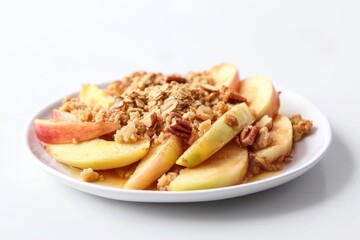 Gourmet Apple Crisp with Freshly Grated Lemon and Orange Zest
