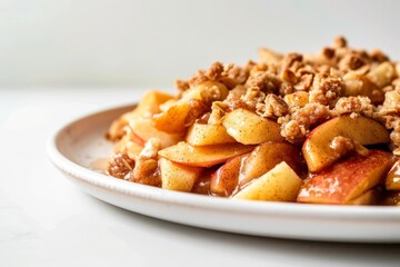 Irresistible Apple Crisp with Cinnamon and Nutmeg Spices