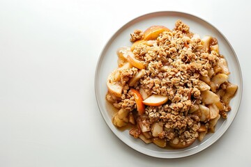 Scrumptious Apple Crisp with Sweet and Tart Apple Filling