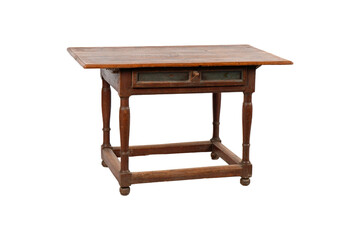 wooden chair isolated on white