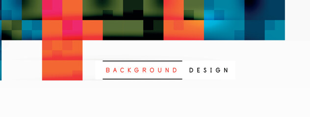 Geometric abstract background design. Vector illustration