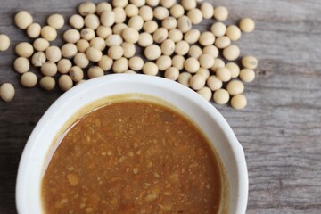 Salted soy beans paste miso