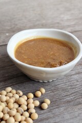 Salted soy beans paste miso