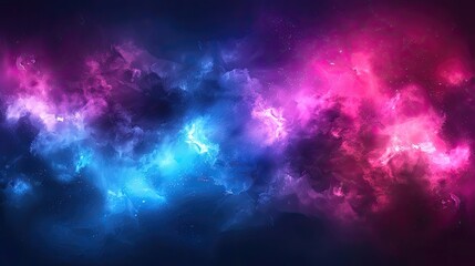 Naklejka premium A colorful galaxy with blue and pink clouds