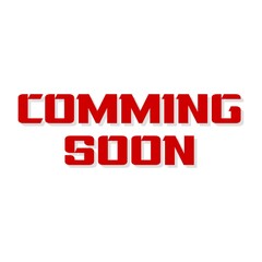 3D Comming soon text poster