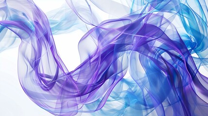 Create an ethereal scene of ankexpoxy purple swirls dancing gracefully in the void, rendered with an anaglyph filter.Ideak for adding text.

