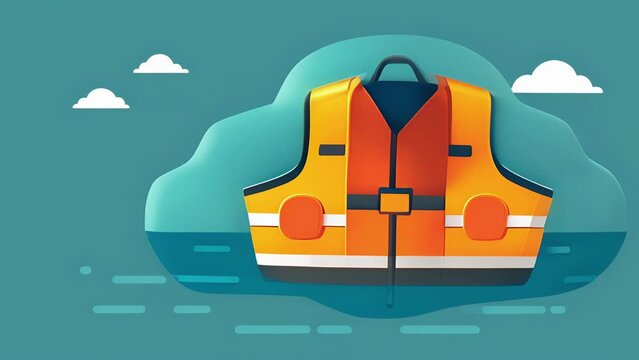 A lifejacket on a boat ensuring safety and survival in emergencies at sea.