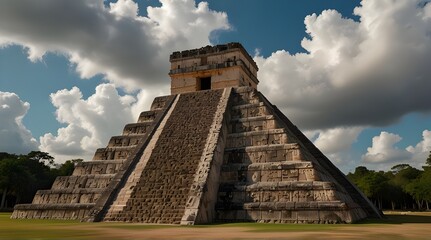 Chichen Itza, Mexico, one of the New Seven Wonders of the World.generative.ai 