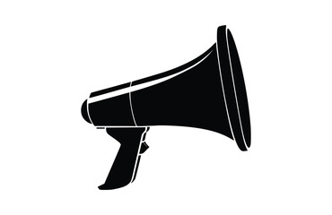 Flat Bullhorn icon symbol vector Illustration.