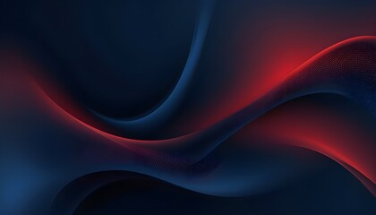 Abstract dark navy blue background wallpaper with red and blue wave pattern
