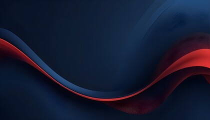 Abstract dark navy blue background wallpaper with red and blue wave pattern