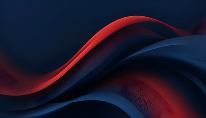 Abstract dark navy blue background wallpaper with red and blue wave pattern