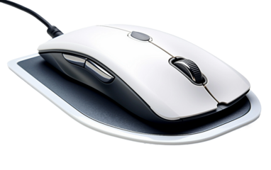 computer mouse isolated on white