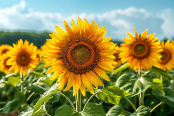 Fototapeta premium Sunflower Field