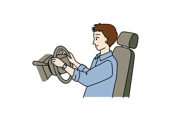 男性ドライバー