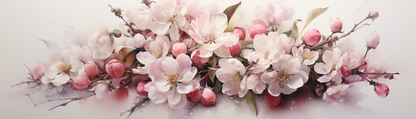 Paint a serene garden scene with a variety of blooming flowers, lush foliage, and a small, quaint bench,watercolor painting style  , The images are of high quality and clarity