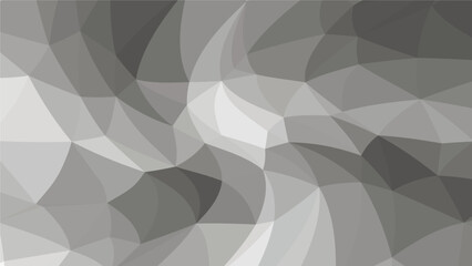 Monochrome polygon pattern. Low poly design. Vector illustration
