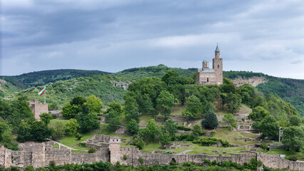 Veliko Tarnovo drone panorama view