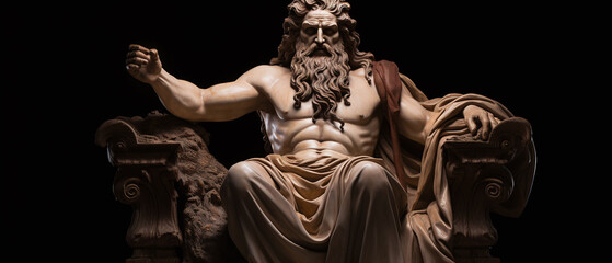 3D render of greek statue.