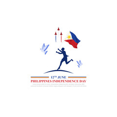 Vector illustration of Philippines Independence Day 12 June social media feed template