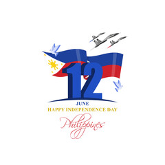 Vector illustration of Philippines Independence Day 12 June social media feed template