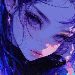 Fototapeta premium lofi girl