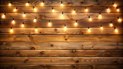 Fondo de madera con luces