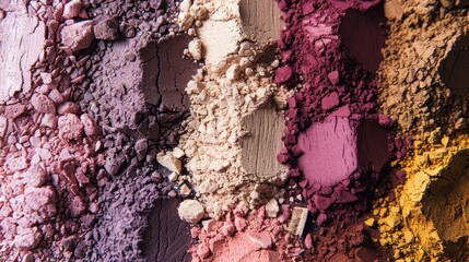 Fototapeta premium A dynamic explosion, where colored powders take the stage