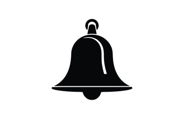 Flat Notification bell icon symbol vector Illustration.