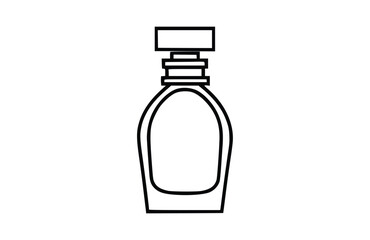 Flat perfume bottles icon symbol vector Illustration.