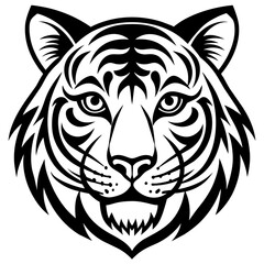 tiger head vector