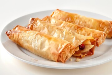Mouthwatering Apple Cranberry Phyllo Turnovers with Sweet and Tart Flavors
