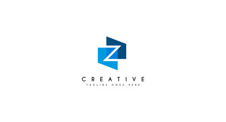 Fototapeta premium Initials letter ZA logo design vector illustration. Letter Z suitable for business and consulting company logos.