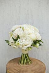 Bride's wedding bouquet