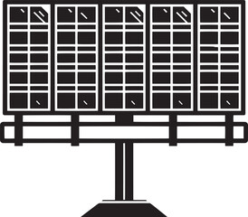 solar panels on a white background