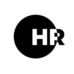 HR black red monogram