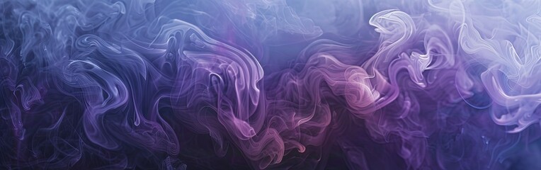 Obraz premium A purple and blue smokey background with a purple and blue smokey foreground