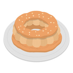 パリ・ブレストのイラスト